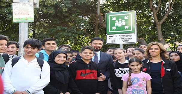 ACİL DURUM TOPLANMA ALANLARINA KAREKOD UYGULAMASI GETİRİLDİ