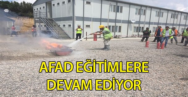 Afad İşyeri Afet Eğitimlerini Devam Ettiriyor