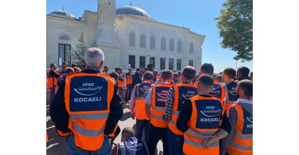 AFAD'ın tatbikatına Kocaeli'den destek