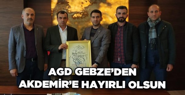 AGD Gebze'den Akdemir'e hayırlı olsun