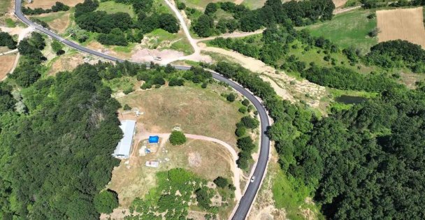 Ağır tonajlı araçlar için Akmeşede 2 bin 700 metrelik yeni güzergah