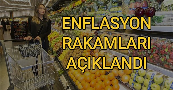 Ağustos ayı enflasyon rakamları açıklandı