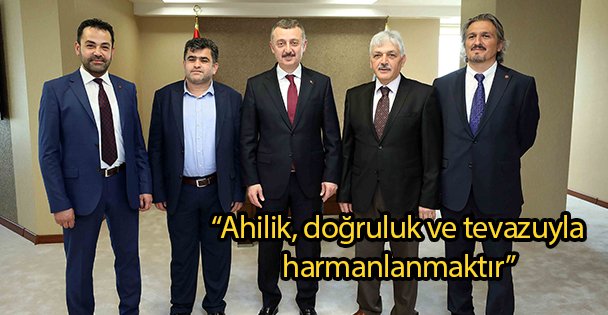 'Ahilik, doğruluk ve tevazuyla harmanlanmaktır”