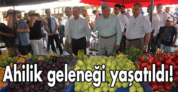 Ahilik geleneği yaşatıldı!