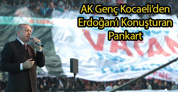 AK Genç Kocaeli'den Pankart