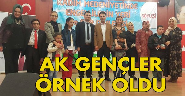AK Gençler örnek oldu!