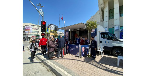 Ak Nokta Aracı Kocaeli'yi Dolaşıyor