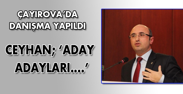 AK Parti Çayırova'da danışma yapıldı!