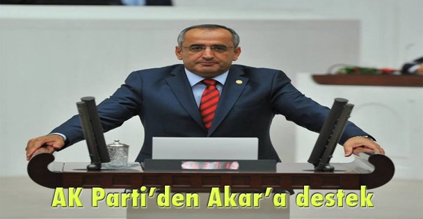 AK Parti'den Akar'a destek