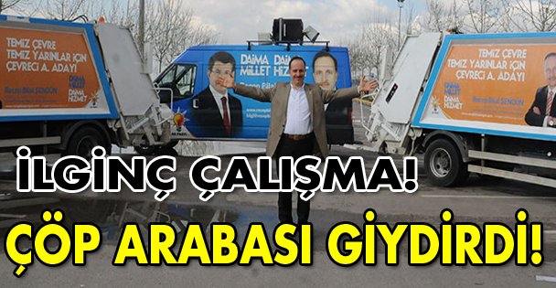AK Parti'li aday adayından ilginç çalışma!