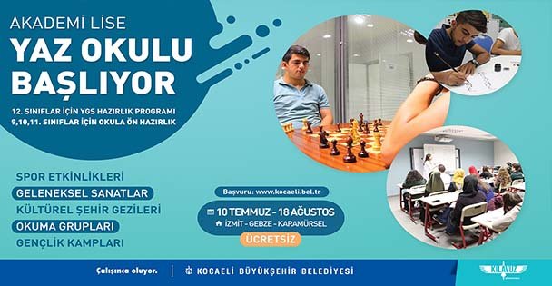 Akademi Lise Yaz Okulu başlıyor