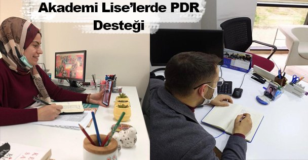 Akademi Lise'lerde PDR Desteği