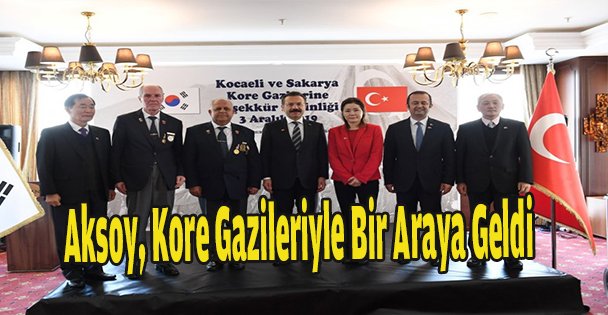 Aksoy, Kore Gazileriyle bir araya geldi