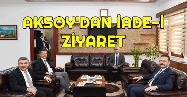 Aksoy'dan, Hamza Şayir'e İade-İ Ziyaret