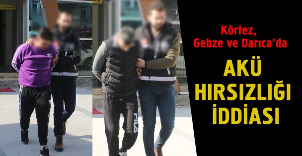 Akü hırsızlığı iddiası