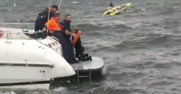 Alabora olan kanoda 5 sporcu ölümden dönmüştü: Korku dolu anları böyle anlattı