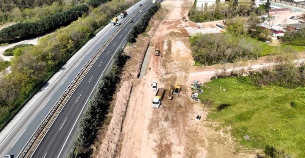Alikahya TEM Bağlantı Yolu tam sürat