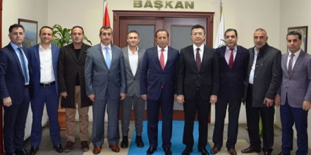Alkan'dan Başkan Toltar'a iadeyi ziyaret