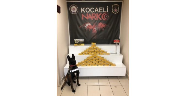 Anadolu Otoyolu'nda durdurulan minibüste 26,5 kilogram eroin ele geçirildi