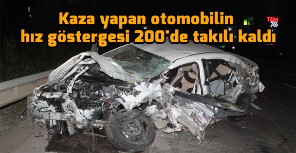 Anadolu Otoyolu'nda kaza