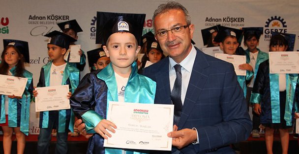 Anaokulu Üniversitesinde Karne Sevinci