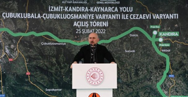 ANKARA - İzmit-Kandıra-Kaynarca yolu ile yılda 109,2 milyon lira tasarruf sağlanacak