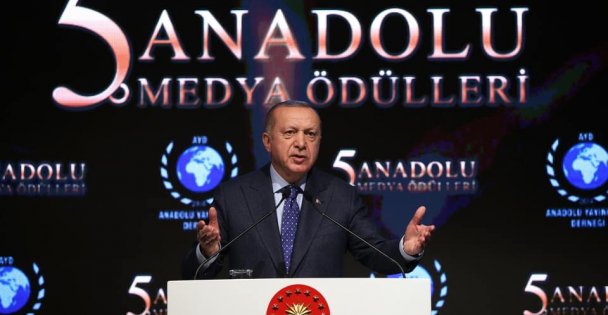 Ankara`da Cumhurbaşkanı`nın Katıldığı Medya Ödül Törenindeyiz