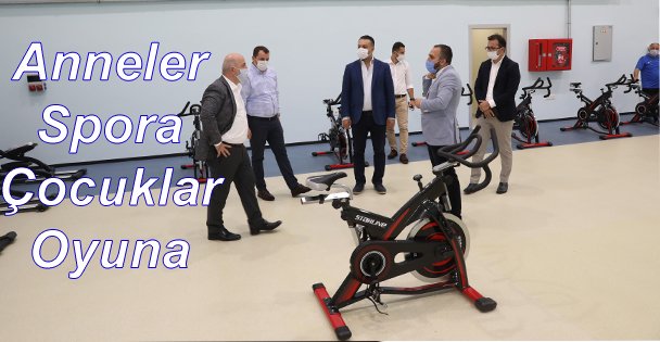 Anneler Spora Çocuklar Oyuna