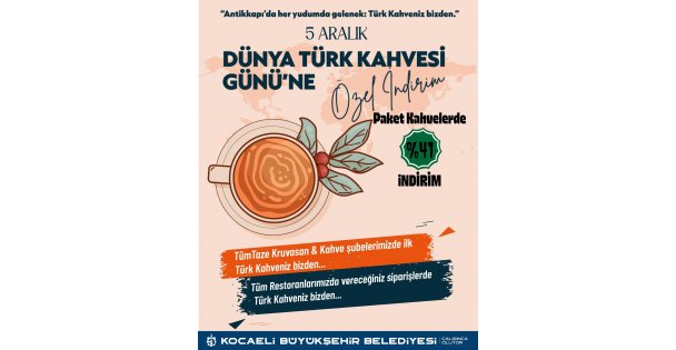 Antikkapı'dan 5 Aralık'a özel ücretsiz Türk kahvesi ikramı;  40 yıl hatırı olan dostluklar Antikkapı'da tazeleniyor