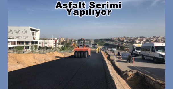 Asfalt Serimi Yapılıyor