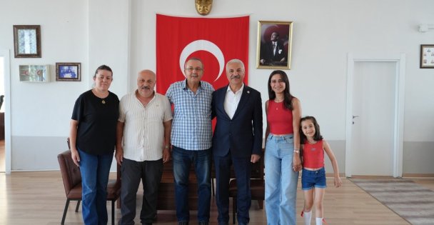 ASLANTAŞ, GEBZE HASKÖY SANAYİ SİTESİ BAŞKANI  BAŞÇİFTÇİYİ ZİYARET ETTİ