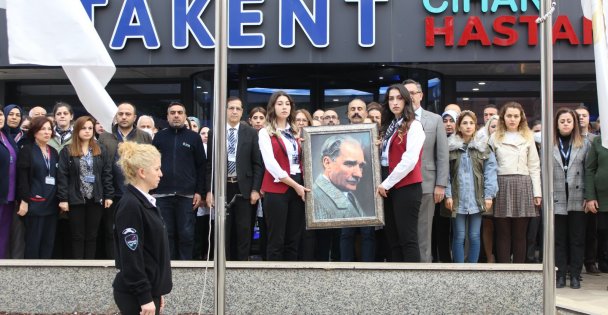 ATAKENT CİHAN HASTANESİ ATAMIZI, VEFATININ 84. YILINDA SAYGI ÖZLEM İLE ANDI