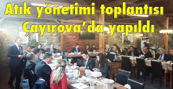 Atık yönetimi toplantısı  Çayırova'da yapıldı