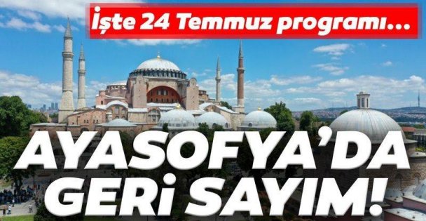 Ayasofya'da 86 Yıl Sonra İlk Cuma Namazı