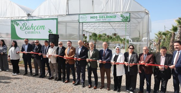 Bahçem Çayırovanın kurdelesi kesildi