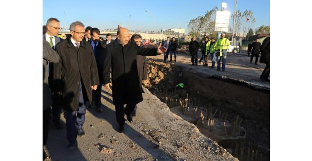 Bakan Işık, Anibal kavşağı'nı inceledi