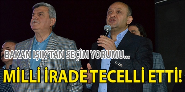 Bakan Işık; 
