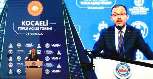 Bakan Kasapoğlu, Kocaeli'de Temel Atma Ve Açılış Törenine Katıldı