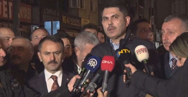 Bakan Kurum: Gebzede bugün itibariyle 16 bina tahliye edildi