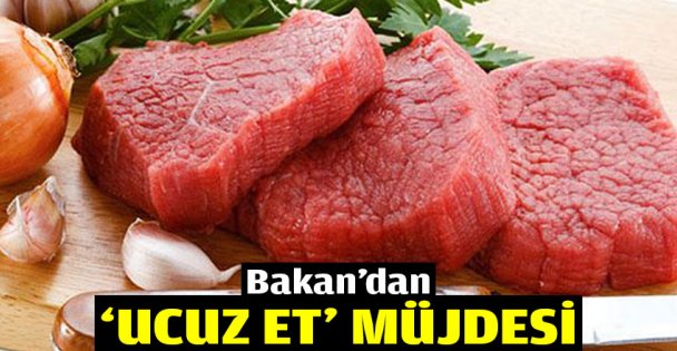 Bakan'dan 'ucuz et' müjdesi