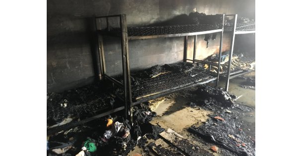 Barakada Yangın Faciası: 1 İşçi Hayatını Kaybetti