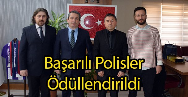 Başarılı Polisler Ödüllendirildi