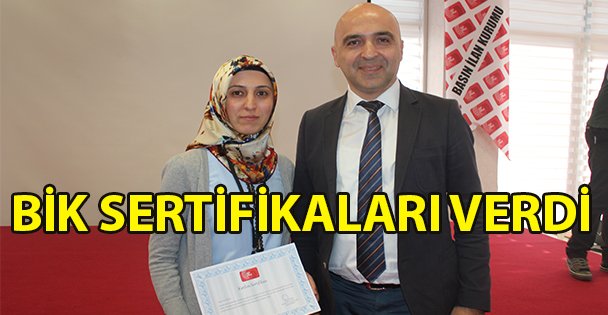 Basın İlan'da sertifikalar verildi!
