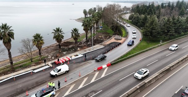 Başiskele koridorunda trafik nefes alıyor;  Gölcük kuzey yan yol da trafiğe açıldı