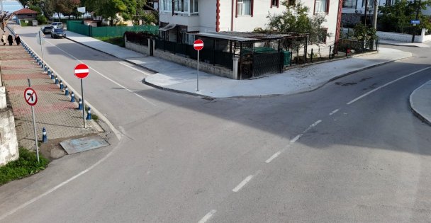 Başiskele sahilinde yoğun trafiğe pratik çözüm