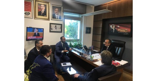 Başkan Akar, mecliste Gebzeli muhtarları ağırladı