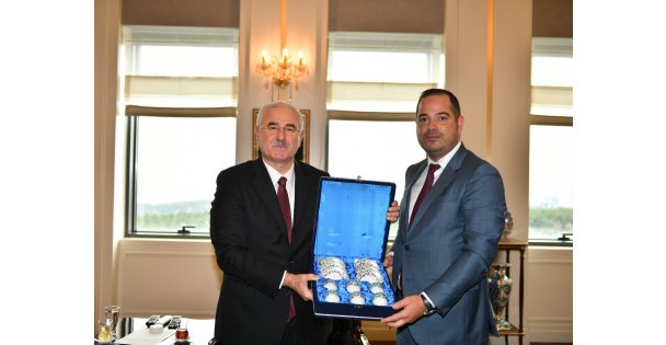 Başkan Akarca, Bulgaristan Cumhuriyeti İçişleri Bakanı Stoyanov'u kabul etti