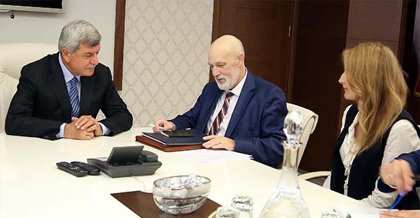 Başkan, Belarus Başkonsolosunu ağırladı