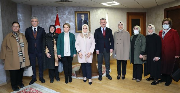 Başkan Büyükakın, Ayşe Keşir'i Konuk Etti