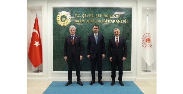 Başkan Büyükakın, Bakan Kurum İle Görüştü